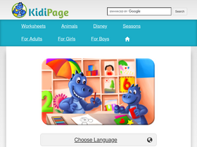'kidipage.com' screenshot