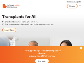 'kidney.org' screenshot