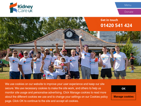 'kidneycareuk.org' screenshot