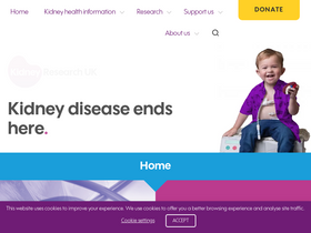 'kidneyresearchuk.org' screenshot
