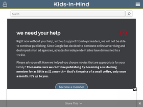 'kids-in-mind.com' screenshot
