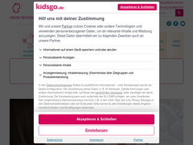 'kidsgo.de' screenshot