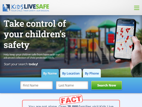 'kidslivesafe.com' screenshot