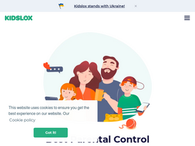 'kidslox.com' screenshot