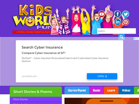 'kidsworldfun.com' screenshot