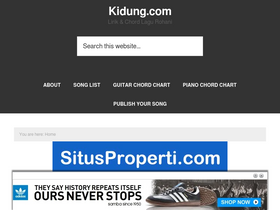 'kidung.com' screenshot