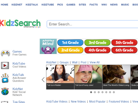 'kidzsearch.com' screenshot