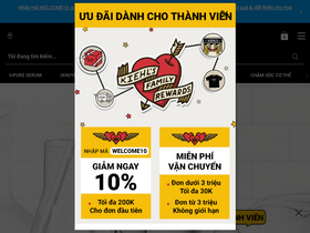 'kiehls.com.vn' screenshot