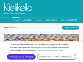 'kielikello.fi' screenshot