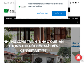 'kienviet.net' screenshot