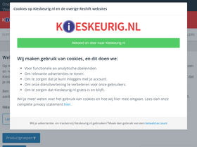 'kieskeurig.nl' screenshot
