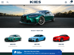 'kiesmotorsports.com' screenshot