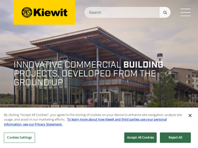 'kiewit.com' screenshot