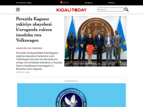 'kigalitoday.com' screenshot