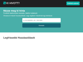 'kihivott.hu' screenshot
