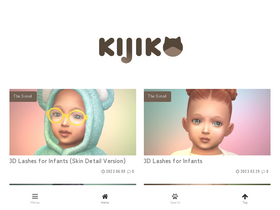 'kijiko-catfood.com' screenshot