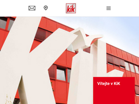 'kik.cz' screenshot