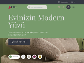 'kilimmobilya.com.tr' screenshot