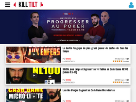 'kill-tilt.fr' screenshot