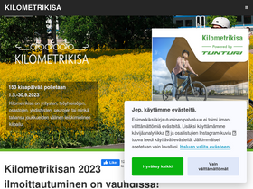'kilometrikisa.fi' screenshot
