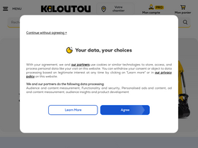 'kiloutou.fr' screenshot