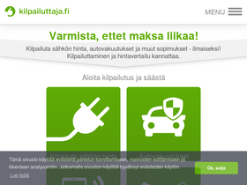 'kilpailuttaja.fi' screenshot