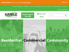 'kimblecompanies.com' screenshot