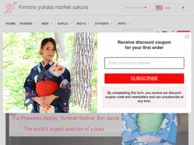 'kimono-yukata-market.com' screenshot