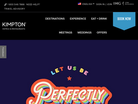 'kimptonhotels.com' screenshot