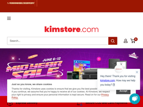 'kimstore.com' screenshot