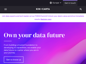 'kinandcarta.com' screenshot