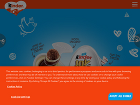 'kinder.com' screenshot