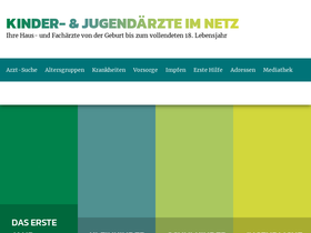 'kinderaerzte-im-netz.de' screenshot