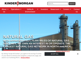 'kindermorgan.com' screenshot