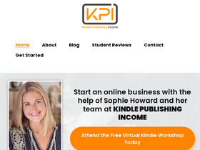 'kindlepublishingincome.com' screenshot
