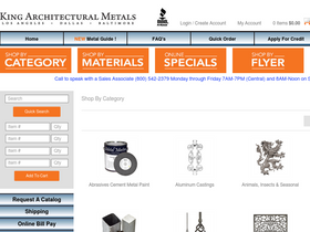 'kingmetals.com' screenshot