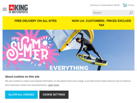 'kingofwatersports.com' screenshot