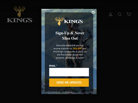 'kingscamo.com' screenshot