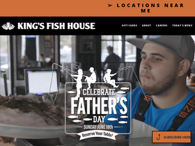 'kingsfishhouse.com' screenshot