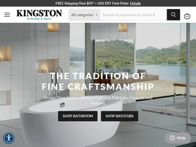 'kingstonbrass.com' screenshot