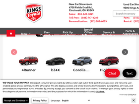 'kingstoyota.com' screenshot