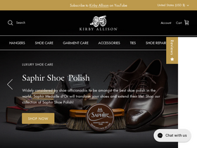 'kirbyallison.com' screenshot