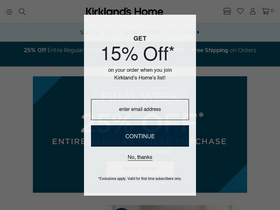 'kirklands.com' screenshot