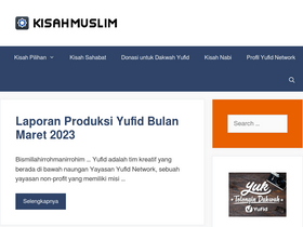 'kisahmuslim.com' screenshot