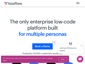 'kissflow.com' screenshot