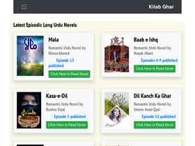'kitaabghar.com' screenshot