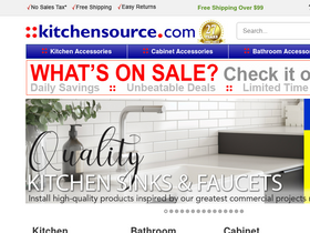 'kitchensource.com' screenshot