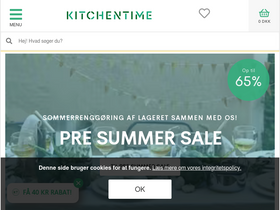 'kitchentime.dk' screenshot