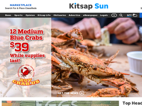 'kitsapsun.com' screenshot
