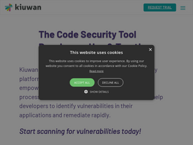'kiuwan.com' screenshot